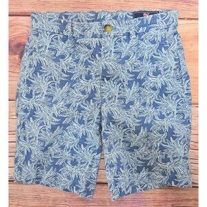 Vineyard Vines Blue Leaf Print Breaker Shorts Size‎ 28